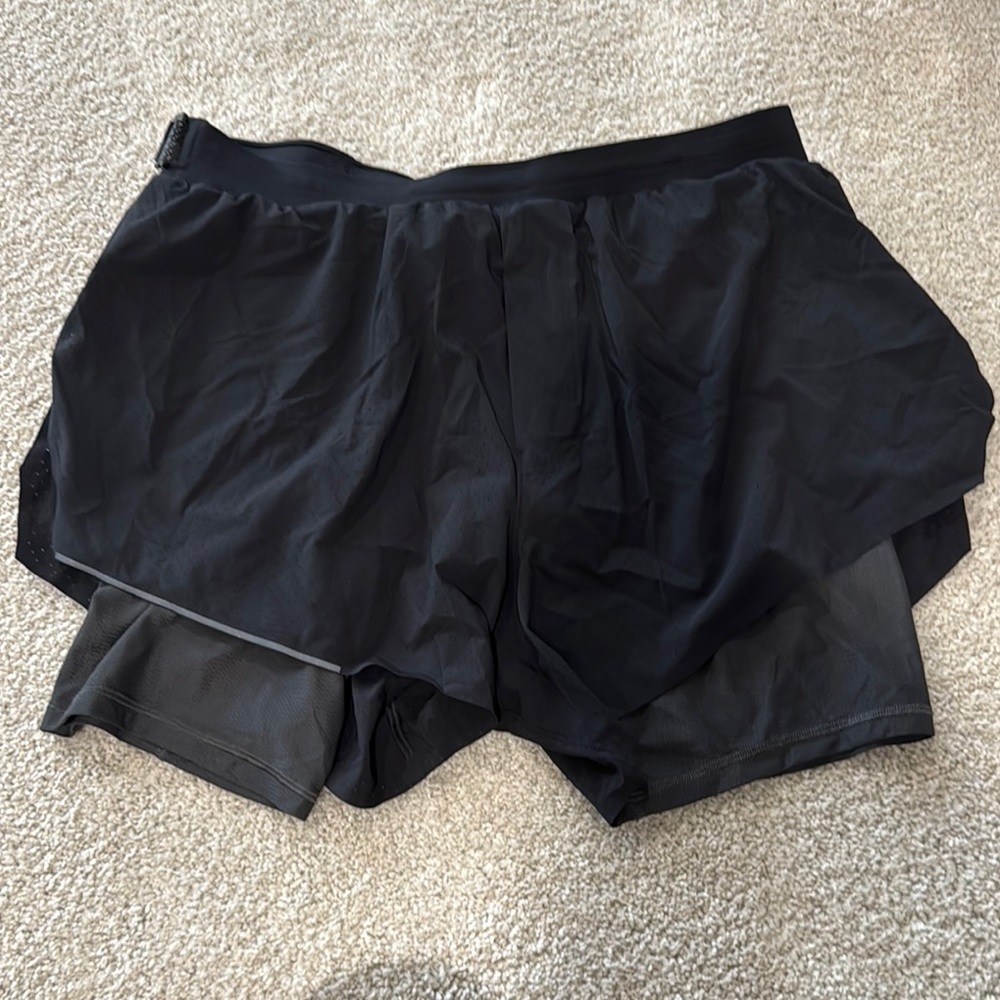 Lululemon Black Athletic Shorts Lightweight Breathable Design